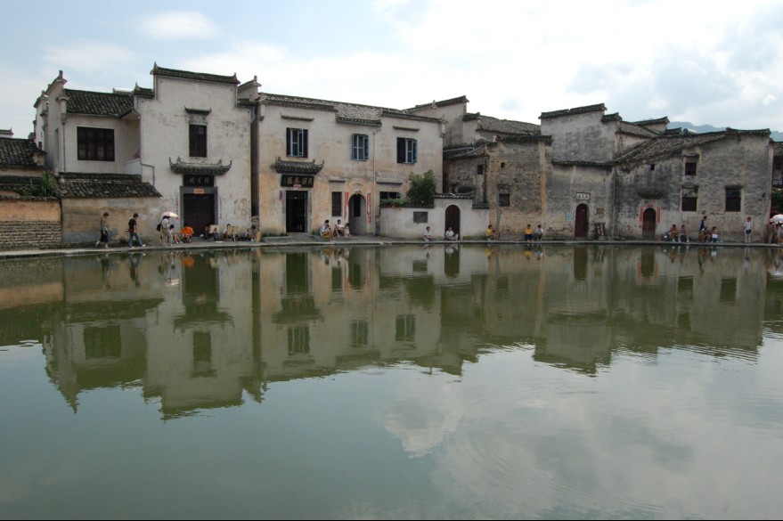 传统仿古中式徽派建筑民俗民居住宅马头墙SU模型CAD图纸大样详图